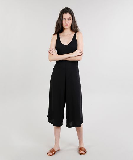 Macacao-Feminino-Pantacourt-Canelado-Preto-9318428-Preto_1 Macacao-Feminino-Pantacourt-Canelado-Preto-9318428-Preto_1