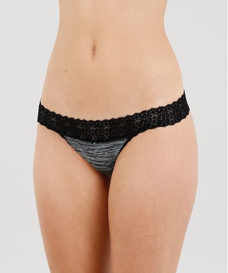 Calcinha-Biquini-Sem-Costura-com-Renda-Cinza-Mescla-Escuro-9064618-Cinza_Mescla_Escuro_1