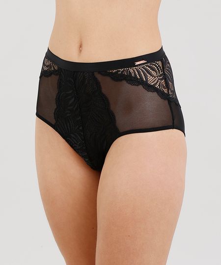 Calcinha-Hot-Pant-em-Renda-com-Tule-Preta-9100035-Preto_1