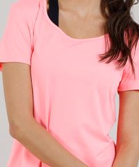 Blusa-Feminina-Esportiva-Ace-Basica-Manga-Curta-Decote-Redondo-Rosa-Neon-9154964-Rosa_Neon_4