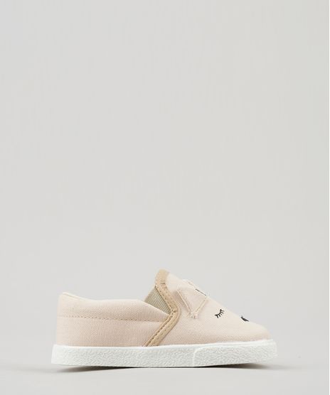Tenis-Infantil-Slip-On-com-Orelhinhas-Bege-Claro-9131755-Bege_Claro_1