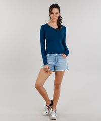 Sueter-Feminino-Basico-em-Trico-Manga-Longa-Decote-V-Azul-Petroleo-8839960-Azul_Petroleo_3
