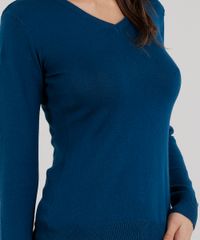 Sueter-Feminino-Basico-em-Trico-Manga-Longa-Decote-V-Azul-Petroleo-8839960-Azul_Petroleo_4