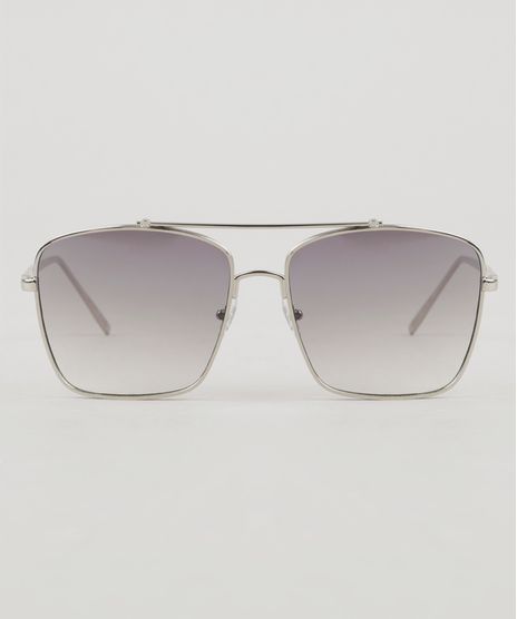 Oculos-de-Sol-Quadrado-Unissex-Oneself-Prateado-9307240-Prateado_1