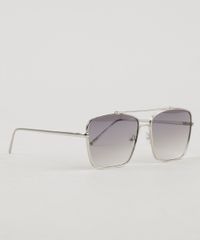 Oculos-de-Sol-Quadrado-Unissex-Oneself-Prateado-9307240-Prateado_3