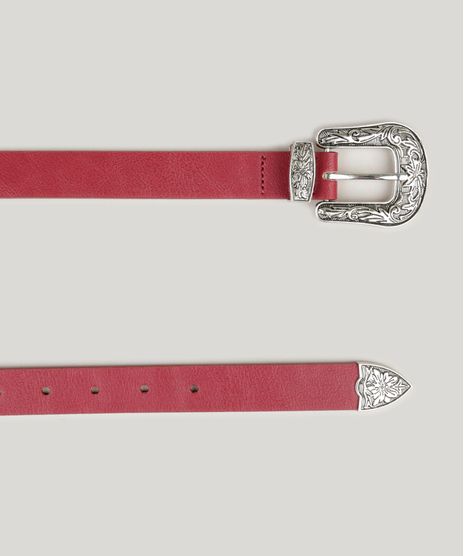 Cinto-Feminino-com-Fivela-Western-Vinho-9209091-Vinho_1