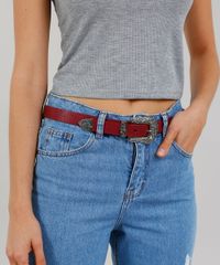 Cinto-Feminino-com-Fivela-Western-Vinho-9209091-Vinho_2