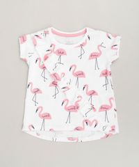 Blusa-Infantil-Estampada-de-Flamingos-com-Babado-Manga-Curta-Decote-Redondo-Off-White-9266188-Off_White_1