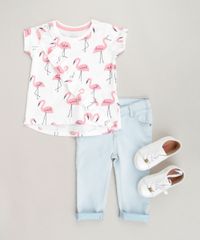 Blusa-Infantil-Estampada-de-Flamingos-com-Babado-Manga-Curta-Decote-Redondo-Off-White-9266188-Off_White_3