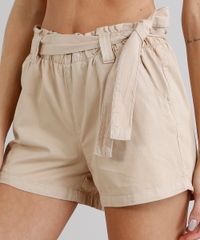 Short-Feminino-Clochard-com-Faixa-de-Amarrar-Bege-9287371-Bege_4