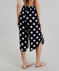 Calca-Feminina-Pantacourt-Envelope-Estampada-de-Poas-Preta-9225708-Preto_2