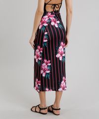 Saia-de-Praia-Feminina-Transpassada-Listrada-com-Flores-Preta-9219722-Preto_2