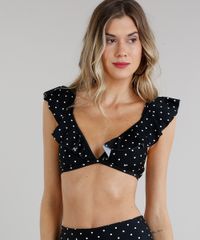 Biquini-Top-de-Alca-Estampado-de-Poas-com-Babado-e-Bojo-Removivel-Protecao-UV50--Preto-9221411-Preto_1
