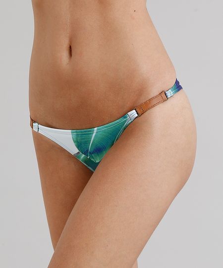 Biquini-Calcinha-Tanga-Estampada-de-Folhagens-com-Protecao-UV50--Branca-9221485-Branco_1