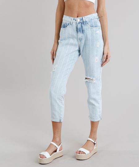 Calca-Jeans-Feminina-Mom-Pants-Listrada-com-Puidos-Azul-Claro-9271808-Azul_Claro_1