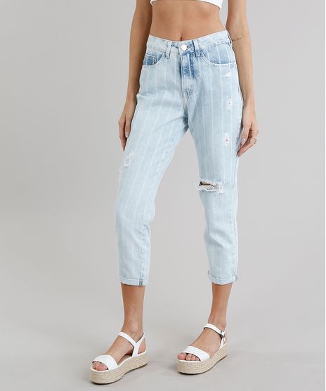 Calca-Jeans-Feminina-Mom-Pants-Listrada-com-Puidos-Azul-Claro-9271808-Azul_Claro_1