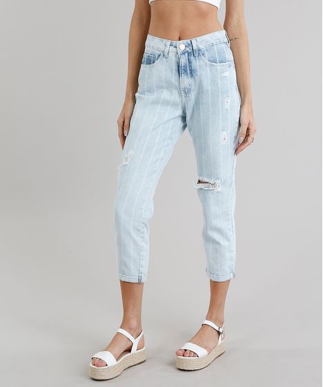 calça jeans feminina mom pants