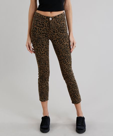 Calca-de-Sarja-Feminina-Skinny-Estampada-Animal-Print-Marrom-9269766-Marrom_1 Calca-de-Sarja-Feminina-Skinny-Estampada-Animal-Print-Marrom-9269766-Marrom_1