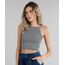 Regata-Feminina-Cropped-Halter-Neck-Estampada-Xadrez-com-Recortes-Laterais--Off-White-9265086-Off_White_1