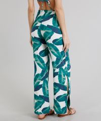 Calca-Feminina-Pantalona-Estampada-de-Folhas-com-No-e-Fendas-Branca-9225705-Branco_2