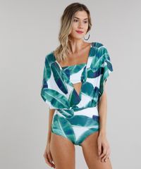 Maio-Body-Estampado-de-Folhas-Transpassado-Decote-V-com-Top-Faixa-e-Protecao-UV50--Branco-9221491-Branco_1
