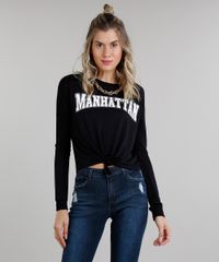Blusa-Feminina--Manhattan--Cropped-com-No-Manga-Longa-Decote-Redondo-Preta-9216620-Preto_1