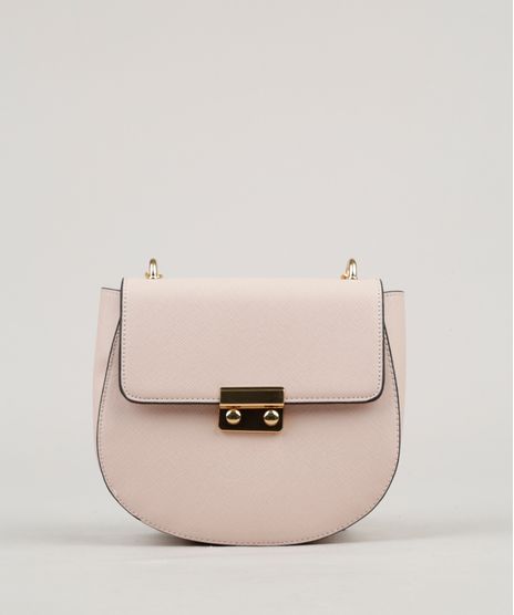 Bolsa-Feminina-Transversal-com-Corrente-Rose-9197858-Rose_1