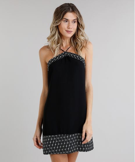 Vestido-Feminino-Curto-com-Recortes-Estampados-Geometricos-Alcas-Finas-Preto-9181376-Preto_1