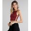 Regata-Feminina-Cropped-Halter-Neck-Estampada-Xadrez-com-Recortes-Laterais--Vermelha-9132367-Vermelho_1
