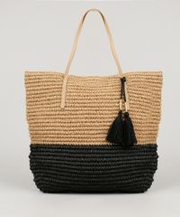 Bolsa-Shopper-de-Praia-em-Palha-com-Tassel-Bege-9083083-Bege_1