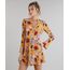 Vestido-Feminino-Curto-Choker-Estampado-Floral-Manga-Longa-Mostarda-8889794-Mostarda_1