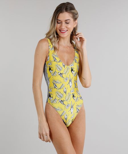 Maio-Body-Cavado-Estampado-de-Passaros-Sem-Bojo-Amarelo-9029673-Amarelo_1