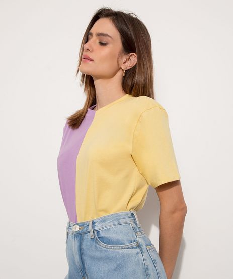 blusa bicolor cea