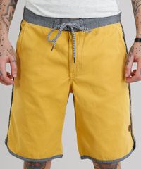 Bermuda-Masculina-com-Cordao-Mostarda-9261175-Mostarda_4