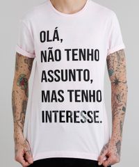 Camiseta-Masculina--Nao-Tenho-Assunto--Manga-Curta-Gola-Careca-Rosa-Claro-9304448-Rosa_Claro_4
