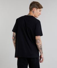 Camiseta-Masculina-Esqueleto-com-Bolso-Manga-Curta-Gola-Careca-Preta-9253180-Preto_2