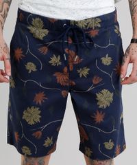 Bermuda-Masculina-com-Cordao-Estampada-Floral-Azul-Marinho-9223871-Azul_Marinho_4