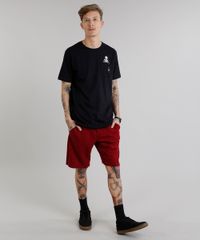 Bermuda-Masculina-em-Moletom-Mescla-Vinho-9227682-Vinho_3
