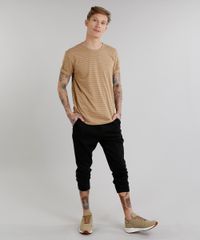 Camiseta-Masculina-Basica-Listrada-Manga-Curta-Gola-Careca-Caramelo-8551673-Caramelo_3