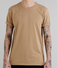 Camiseta-Masculina-Basica-Listrada-Manga-Curta-Gola-Careca-Caramelo-8551673-Caramelo_4