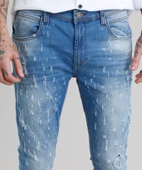 Calca-Jeans-Masculina-Super-Skinny-Cropped-Destroyed-Azul-Claro-9137829-Azul_Claro_4