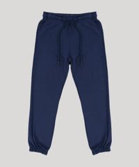 Calca-Infantil-em-Moletom-com-Bolsos-e-Elastico-na-Barra-Azul-Marinho-9266059-Azul_Marinho_1