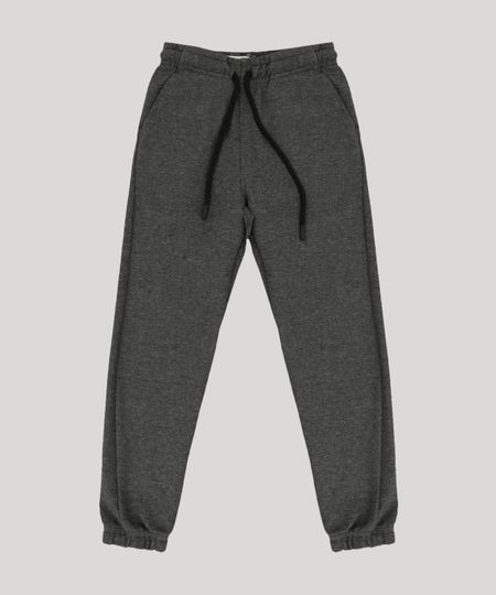 Calca-Infantil-em-Moletom-com-Bolsos-e-Elastico-na-Barra-Cinza-Mescla-Escuro-9266059-Cinza_Mescla_Escuro_1 Calca-Infantil-em-Moletom-com-Bolsos-e-Elastico-na-Barra-Cinza-Mescla-Escuro-9266059-Cinza_Mescla_Escuro_1