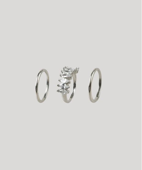 Kit-de-3-Aneis-Femininos-com-Pedraria-Prateado-9120421-Prateado_1