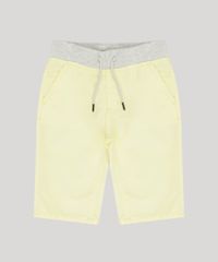 Bermuda-Infantil-com-Cordao-e-Bolso-Amarelo-Claro-9195267-Amarelo_Claro_1