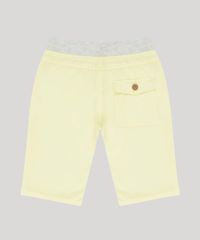 Bermuda-Infantil-com-Cordao-e-Bolso-Amarelo-Claro-9195267-Amarelo_Claro_2