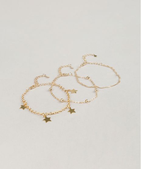 Kit-de-3-Pulseiras-Femininas-Dourada-8747280-Dourado_1