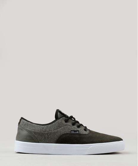 Tenis-Masculino-Ollie-com-Recorte-em-Suede-Chumbo-9250987-Chumbo_1