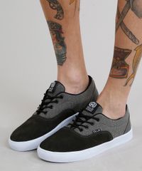 Tenis-Masculino-Ollie-com-Recorte-em-Suede-Chumbo-9250987-Chumbo_2