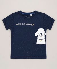 Camiseta-Infantil-Cachorro-com-Bolso-e-Bordado-Manga-Curta-Gola-Careca-Azul-Marinho-9227793-Azul_Marinho_1